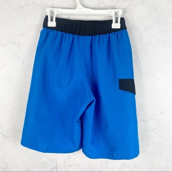 [Adidas] Boys Blue Swim Trunks - Picture 2 of 2